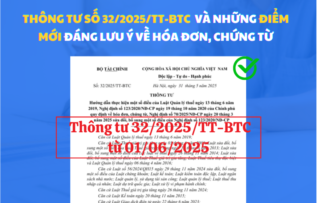 Thông tư 32/2025/TT-BTC những điểm mới cần lưu ý về hóa đơn có thể bị phạt?